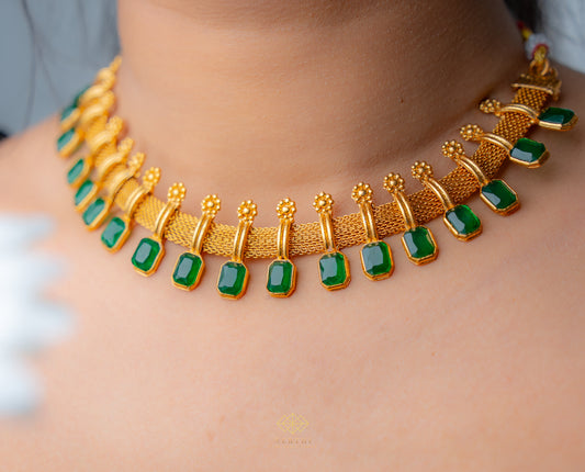 Aditi Green Necklace