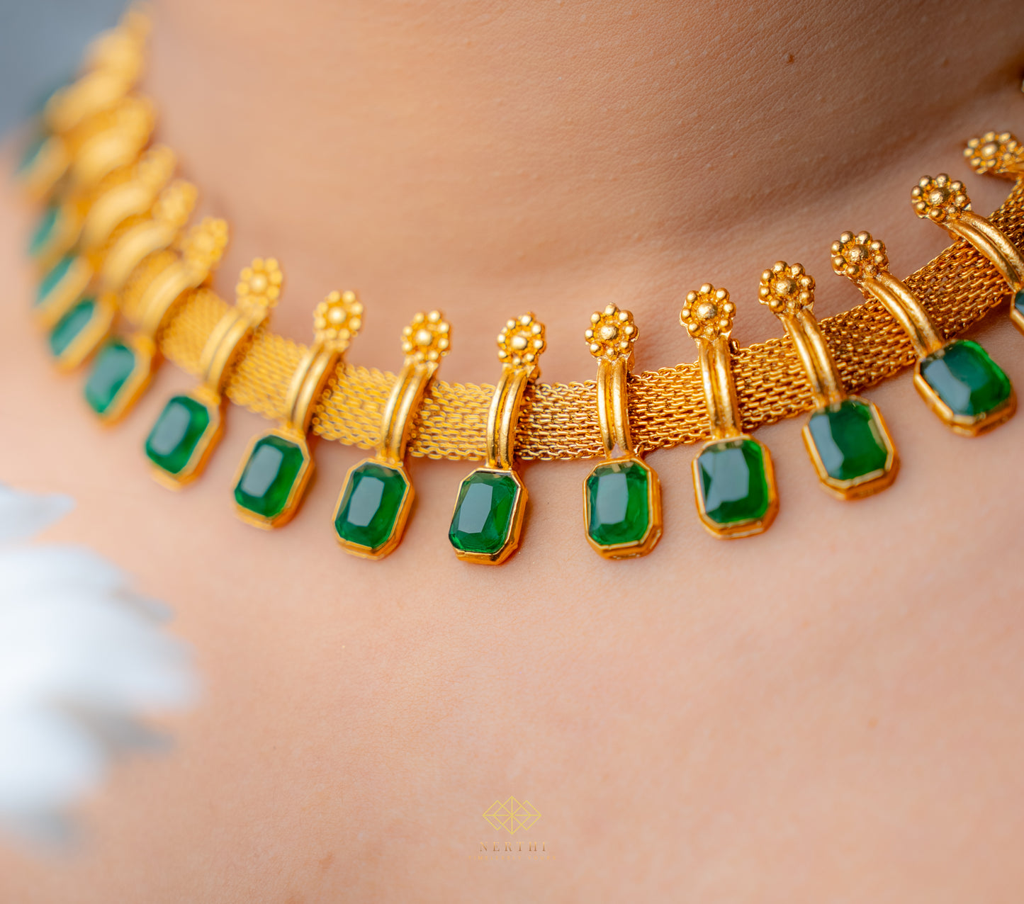 Aditi Green Necklace