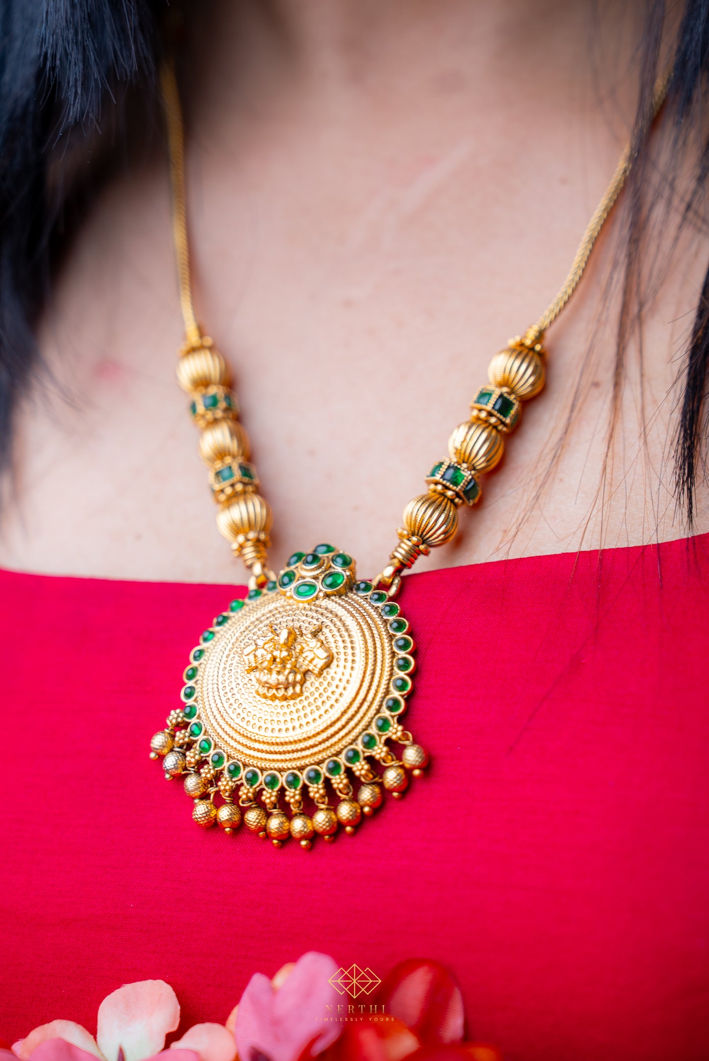 Laxmi Pendent Short Haaram