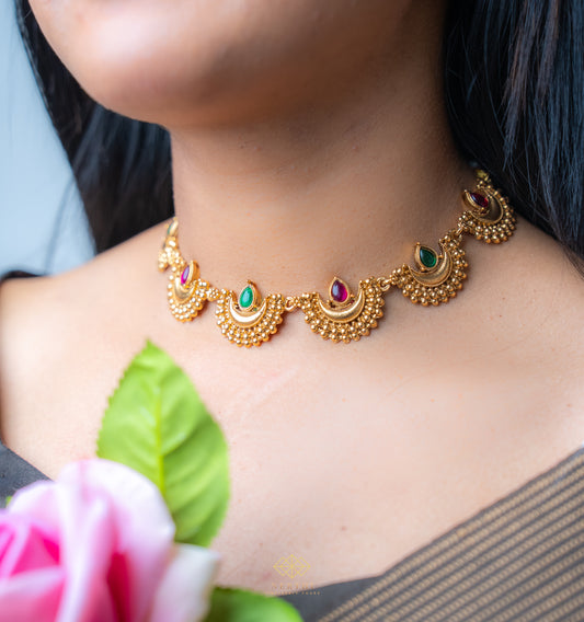 Chandra Multi Colour Choker
